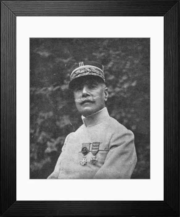 Framed Print : La Campagne Macedonienne; le general Cordonnier, 1916. Creator: Unknown Framed Print : La Campagne Macedonienne; le general Cordonnier, 1916. Creator: Unknown