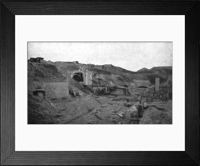 Framed Print : L'Heroique Defense de Troyon, 1914. Creator: Unknown Framed Print : L'Heroique Defense de Troyon, 1914. Creator: Unknown