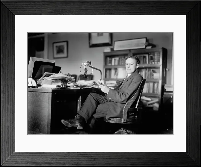 Framed Print : John B. May Jr. Conf. Clerk To Sec. Daniels, 1915. Creator: Harris & Ewing. John B. May Jr. Conf. Clerk To Sec. Daniels, 1915. Creator: Harris & Ewing Framed Print : John B. May Jr. Conf. Clerk To Sec. Daniels, 1915. Creator: Harris & Ewing. John B. May Jr. Conf. Clerk To Sec. Daniels, 1915. Creator: Harris & Ewing