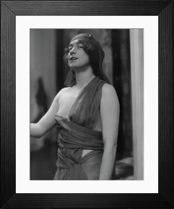 Framed Print : Stewart-Richardson, Constance, Lady, portrait photograph, 1913 Dec. 27. Creator: Arnold Genthe Framed Print : Stewart-Richardson, Constance, Lady, portrait photograph, 1913 Dec. 27. Creator: Arnold Genthe