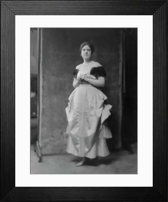 Framed Print : Harriman, Miss, portrait photograph, 1916 Mar. 3. Creator: Arnold Genthe Framed Print : Harriman, Miss, portrait photograph, 1916 Mar. 3. Creator: Arnold Genthe