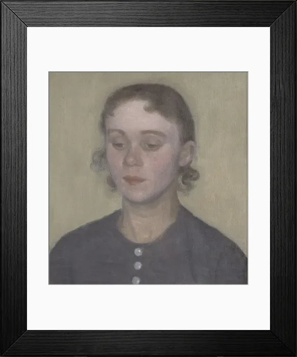 Framed Print : The Artist's Wife, Ida Hammershoi, née Ilsted, 1894. Creator: Vilhelm Hammershøi Framed Print : The Artist's Wife, Ida Hammershoi, née Ilsted, 1894. Creator: Vilhelm Hammershøi