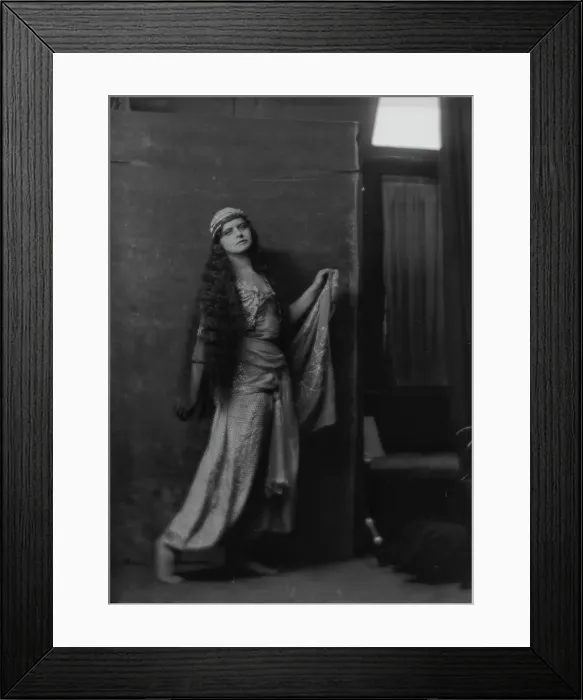 Framed Print : Wanger, Beatrice, Miss, 1916 Oct. 24. Creator: Arnold Genthe Framed Print : Wanger, Beatrice, Miss, 1916 Oct. 24. Creator: Arnold Genthe