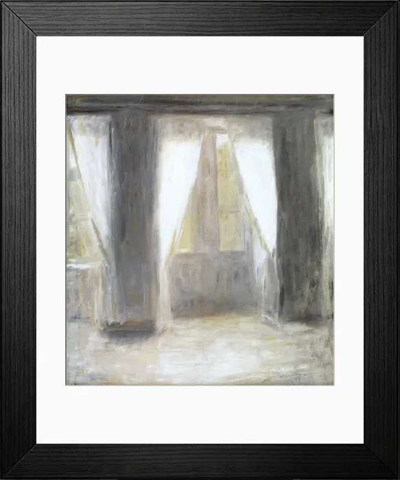 Framed Print : The Dining Room in the Artist's Home in Frederiksberg Allé, Copenhagen, 1887. Creator: Vilhelm Hammershøi Framed Print : The Dining Room in the Artist's Home in Frederiksberg Allé, Copenhagen, 1887. Creator: Vilhelm Hammershøi