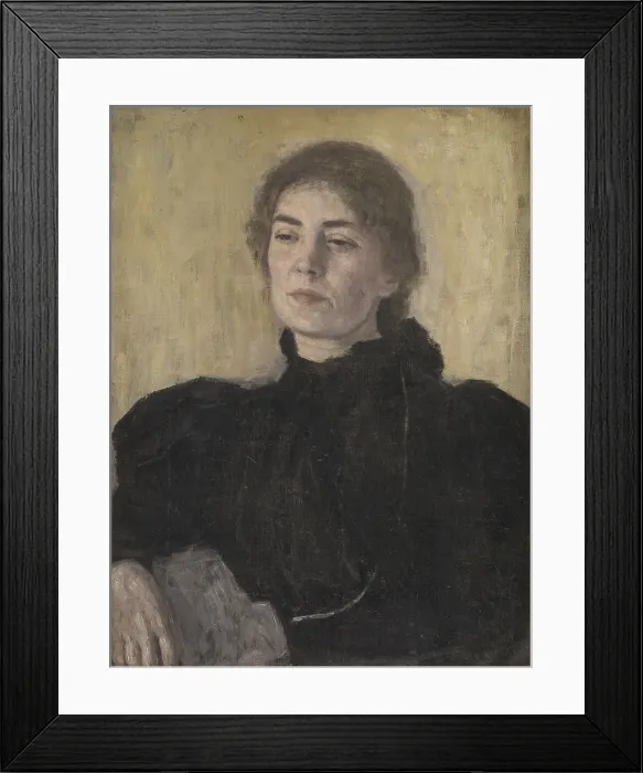 Framed Print : Thora Bendix, née Anne Victoria Sundberg, 1896. Creator: Vilhelm Hammershøi Framed Print : Thora Bendix, née Anne Victoria Sundberg, 1896. Creator: Vilhelm Hammershøi