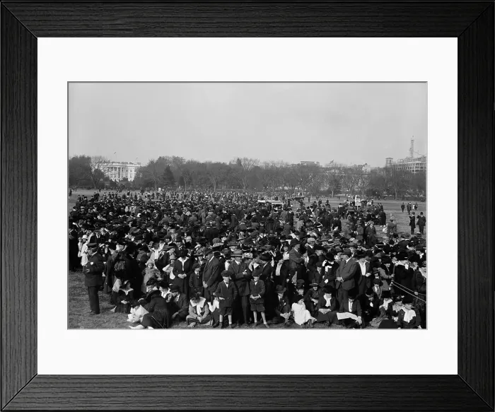 Framed Print : Liberty Loan Crowds, 1917. Creator: Harris & Ewing. Liberty Loan Crowds, 1917. Creator: Harris & Ewing Framed Print : Liberty Loan Crowds, 1917. Creator: Harris & Ewing. Liberty Loan Crowds, 1917. Creator: Harris & Ewing