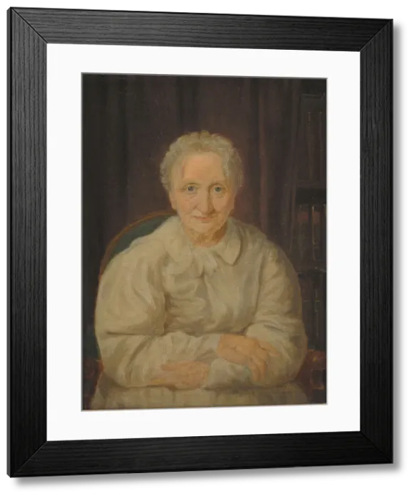 Framed Print : Forfatterinden Juliane Marie Jessen, 1828-1832. Creator: Constantin Hansen Framed Print : Forfatterinden Juliane Marie Jessen, 1828-1832. Creator: Constantin Hansen