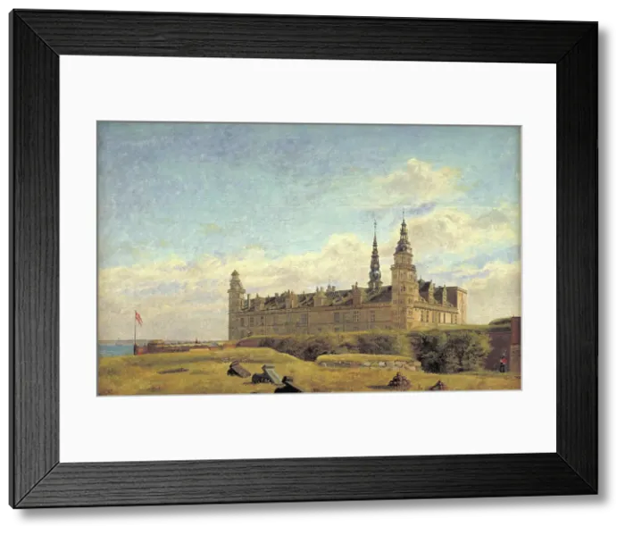 Framed Print : Kronborg Castle, 1834. Creator: Constantin Hansen Framed Print : Kronborg Castle, 1834. Creator: Constantin Hansen