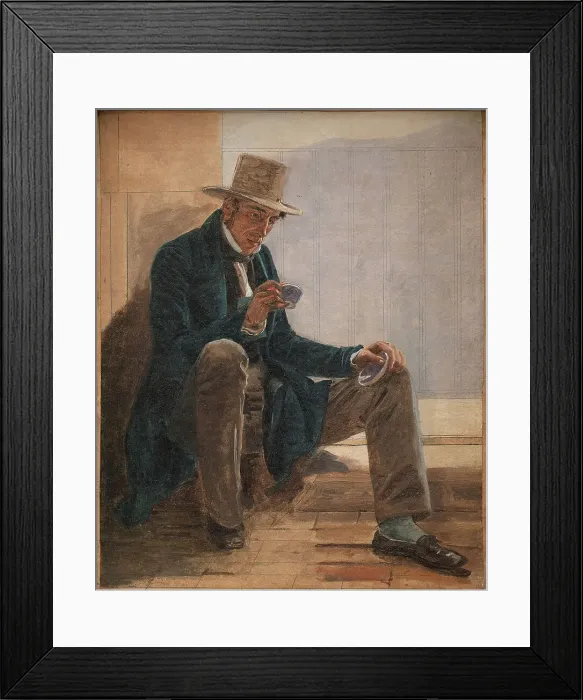 Framed Print : Martinus Rorbye, 1837. Creator: Constantin Hansen Framed Print : Martinus Rorbye, 1837. Creator: Constantin Hansen