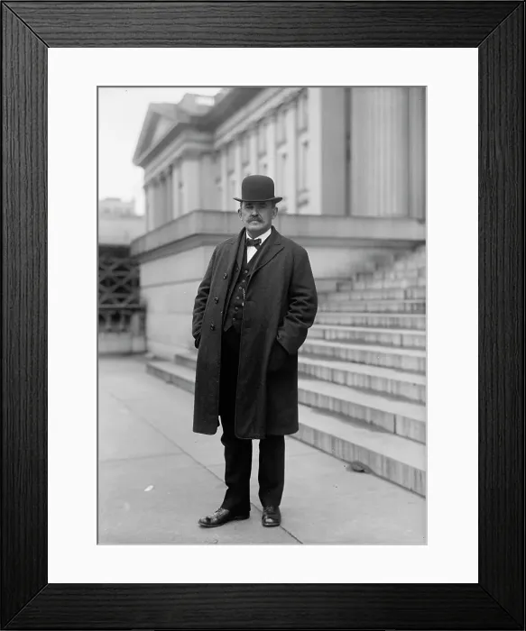 Framed Print : Charles E. Lobdell at Treasury, 1917. Creator: Harris & Ewing. Charles E. Lobdell at Treasury, 1917. Creator: Harris & Ewing Framed Print : Charles E. Lobdell at Treasury, 1917. Creator: Harris & Ewing. Charles E. Lobdell at Treasury, 1917. Creator: Harris & Ewing