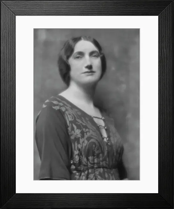 Framed Print : Barker, Granville, Mrs. (Lillah MacCarthy), portrait photograph, 1915 Feb. 26. Creator: Arnold Genthe Framed Print : Barker, Granville, Mrs. (Lillah MacCarthy), portrait photograph, 1915 Feb. 26. Creator: Arnold Genthe