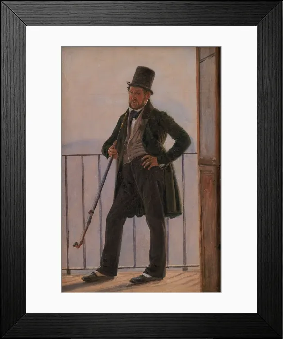 Framed Print : The Painter Albert Küchler, 1837. Creator: Constantin Hansen Framed Print : The Painter Albert Küchler, 1837. Creator: Constantin Hansen