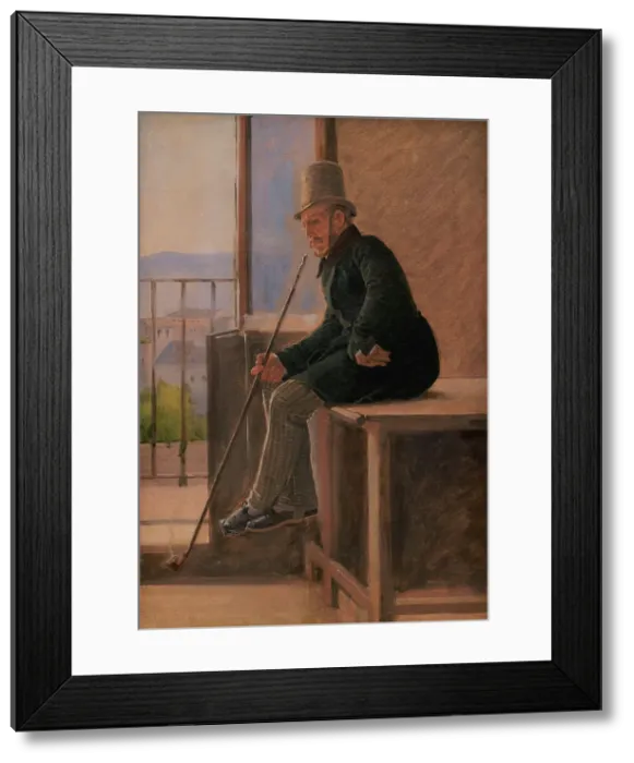 Framed Print : The Painter Jorgen Sonne, 1837. Creator: Constantin Hansen Framed Print : The Painter Jorgen Sonne, 1837. Creator: Constantin Hansen