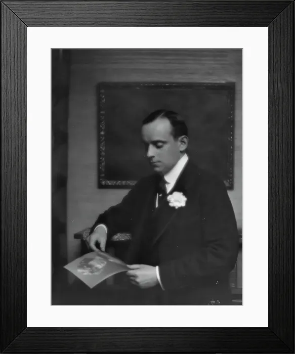 Framed Print : Hecht, Rudolph, Mr. portrait photograph, 1913. Creator: Arnold Genthe Framed Print : Hecht, Rudolph, Mr. portrait photograph, 1913. Creator: Arnold Genthe