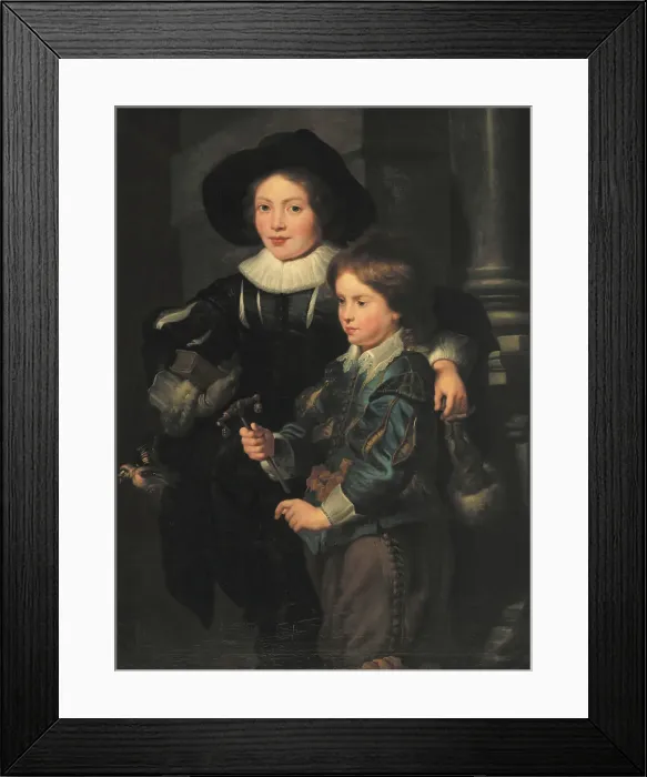 Framed Print : Rubens sonner, 1784-1827. Creator: Hans Hansen Framed Print : Rubens sonner, 1784-1827. Creator: Hans Hansen