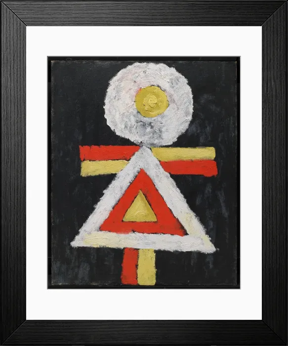 Framed Print : Geometric Figure, 1890-1943. Creator: Marsden Hartley Framed Print : Geometric Figure, 1890-1943. Creator: Marsden Hartley