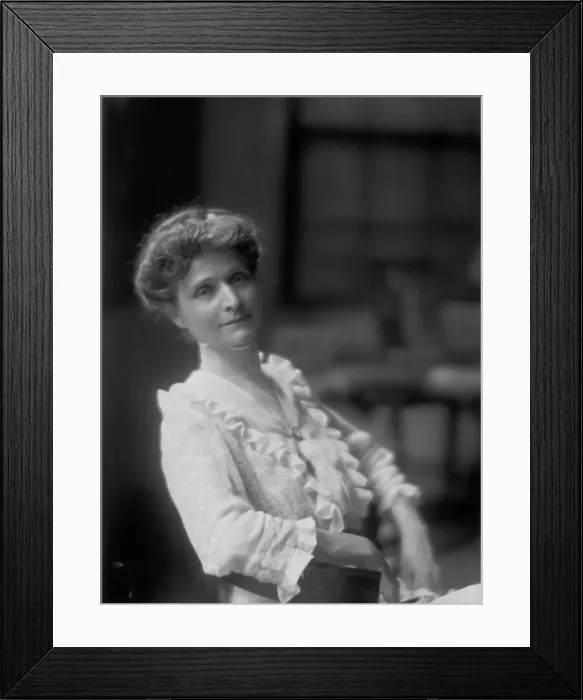 Framed Print : Hughes, Charles, Mrs. portrait photograph, 1916 June 16. Creator: Arnold Genthe Framed Print : Hughes, Charles, Mrs. portrait photograph, 1916 June 16. Creator: Arnold Genthe