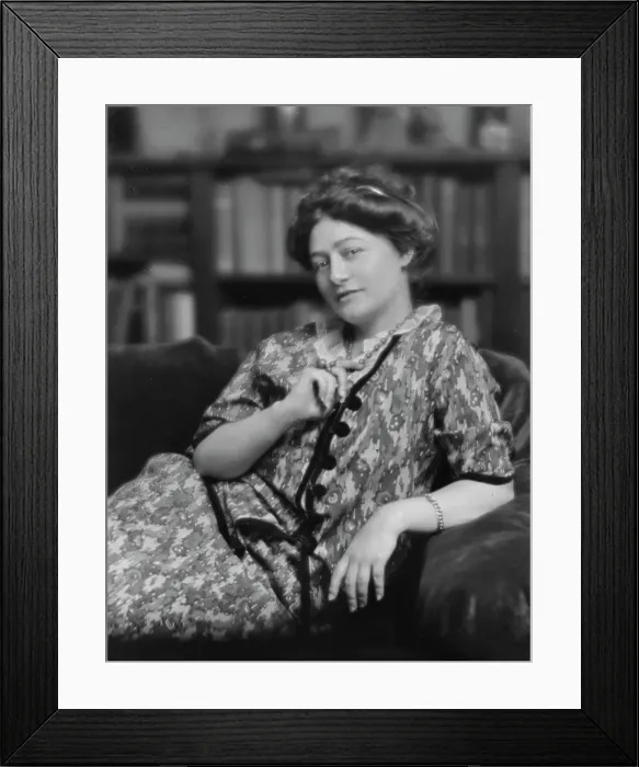 Framed Print : Loomis, Estelle, Miss (Mrs. Gelett Burgess), portrait photograph, 1914 June 15. Creator: Arnold Genthe Framed Print : Loomis, Estelle, Miss (Mrs. Gelett Burgess), portrait photograph, 1914 June 15. Creator: Arnold Genthe