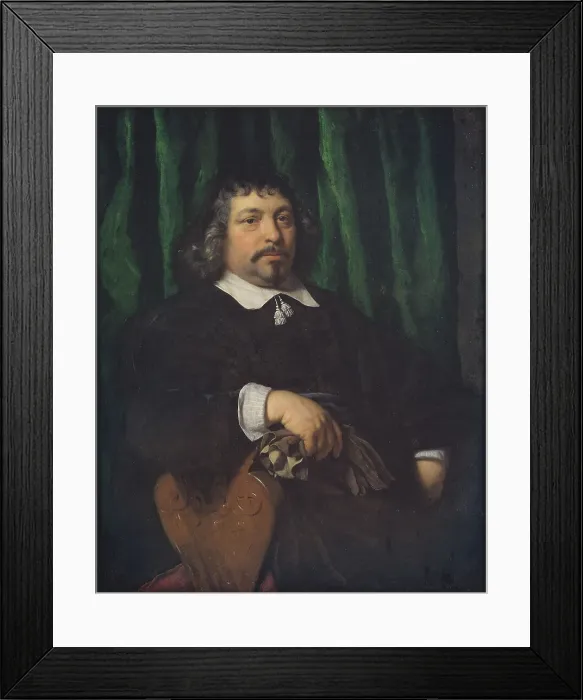 Framed Print : Portrait of a Man, 1628-1670. Creator: Bartholomeus van der Helst