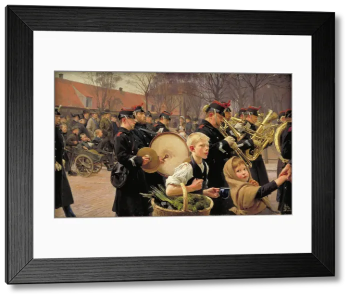 Framed Print : Changing of the Guard, 1888. Creator: Erik Henningsen Framed Print : Changing of the Guard, 1888. Creator: Erik Henningsen