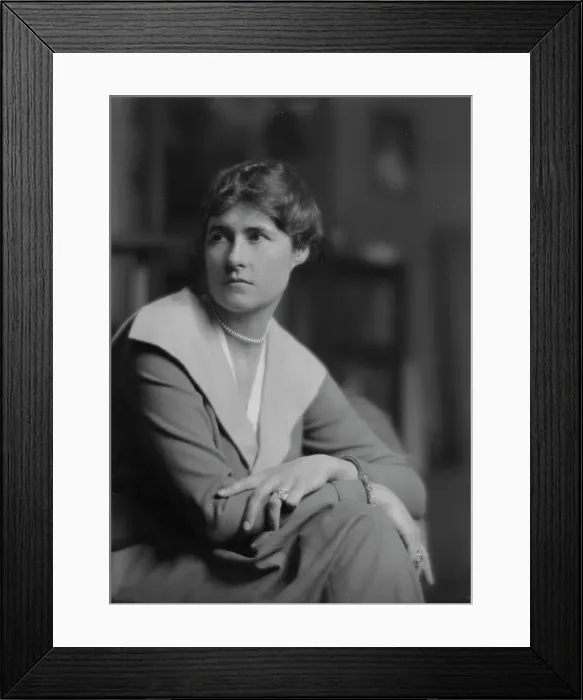 Framed Print : Garnett, Porter, Mrs. portrait photograph, 1917 Mar. 3. Creator: Arnold Genthe Framed Print : Garnett, Porter, Mrs. portrait photograph, 1917 Mar. 3. Creator: Arnold Genthe