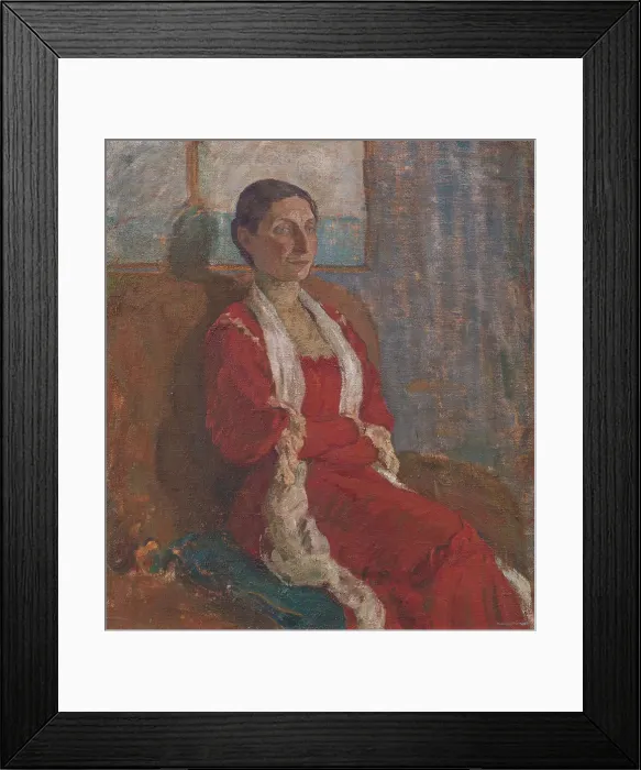 Framed Print : Portrait of Mrs. Bertha Brandstrup, 1909. Creator: Karl Isakson Framed Print : Portrait of Mrs. Bertha Brandstrup, 1909. Creator: Karl Isakson