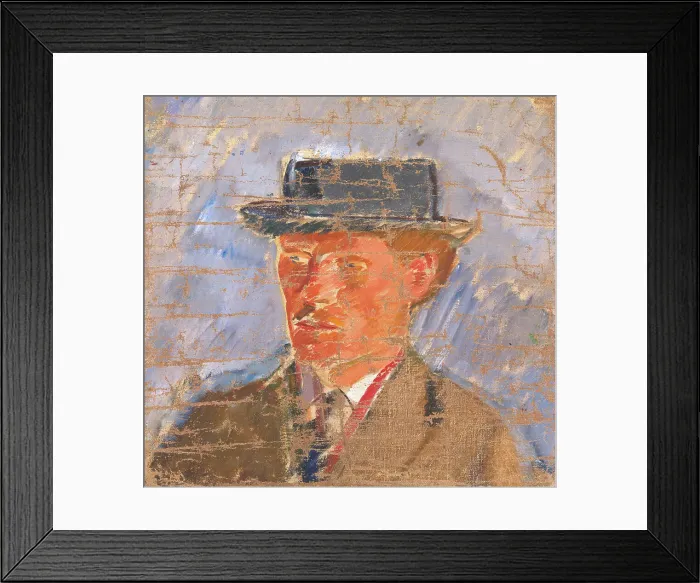 Framed Print : Portrait of the Painter Edvard Weie, 1893-1922. Creator: Karl Isakson Framed Print : Portrait of the Painter Edvard Weie, 1893-1922. Creator: Karl Isakson