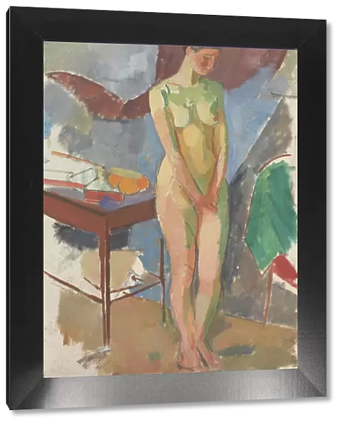 Standing Female Nude, 1918-1920. Creator: Karl Isakson