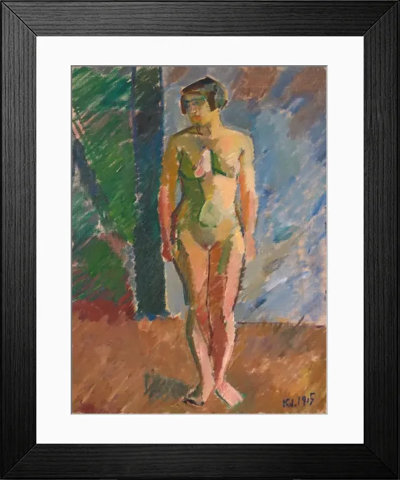 Framed Print : Standing Model, 1915. Creator: Karl Isakson