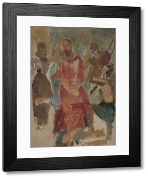 Framed Print : The Crowning with Thorns, 1920-1921. Creator: Karl Isakson Framed Print : The Crowning with Thorns, 1920-1921. Creator: Karl Isakson