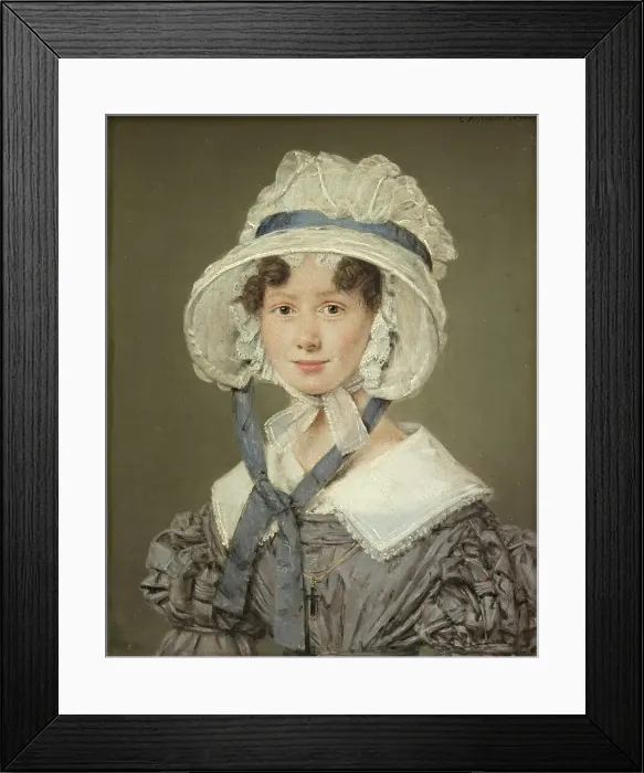 Framed Print : Birgitte Sobotker Hohlenberg, née Malling;Portrait of a Lady, 1826. Creator: Christian Albrecht Jensen Framed Print : Birgitte Sobotker Hohlenberg, née Malling;Portrait of a Lady, 1826. Creator: Christian Albrecht Jensen