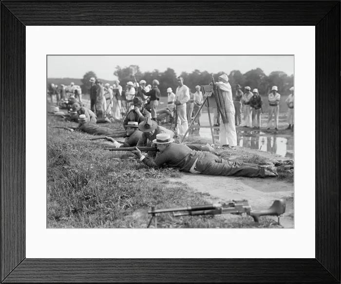 Framed Print : Marine Corps Rifle Range, F.D. Roosevelt And F.K. Lane, Firing, 1917. Creator: Harris & Ewing. Marine Corps Rifle Range, F.D. Roosevelt And F.K. Lane, Firing, 1917. Creator: Harris & Ewing Framed Print : Marine Corps Rifle Range, F.D. Roosevelt And F.K. Lane, Firing, 1917. Creator: Harris & Ewing. Marine Corps Rifle Range, F.D. Roosevelt And F.K. Lane, Firing, 1917. Creator: Harris & Ewing