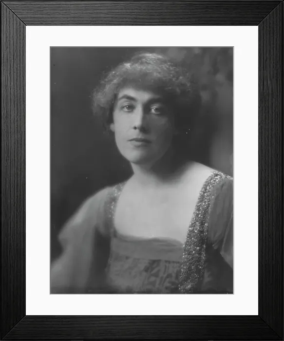 Framed Print : Herzog, Paul M. Mrs. portrait photograph, 1916. Creator: Arnold Genthe Framed Print : Herzog, Paul M. Mrs. portrait photograph, 1916. Creator: Arnold Genthe