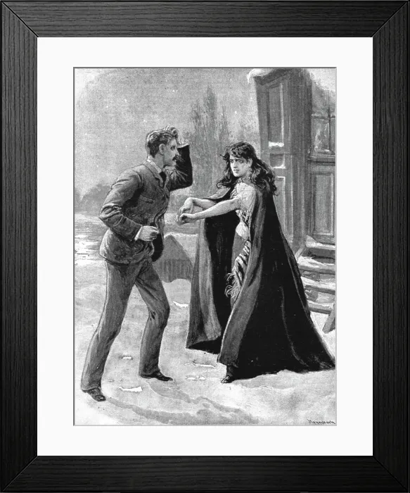 Framed Print : Scenes now being acted in the London Theatres; The Trumpet Call at the Adelphi Theatre, 1891. Creator: Charles Joseph Staniland. Scenes now being acted in the London Theatres; The Trumpet Call at the Adelphi Theatre, 1891 Framed Print : Scenes now being acted in the London Theatres; The Trumpet Call at the Adelphi Theatre, 1891. Creator: Charles Joseph Staniland. Scenes now being acted in the London Theatres; The Trumpet Call at the Adelphi Theatre, 1891