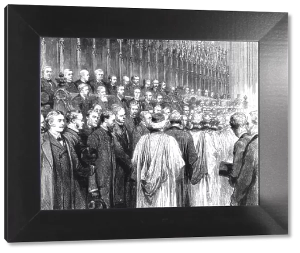 The Funeral of the Late Right Hon. W.H.Smith held at Westminster Abbey; The Procession... 1891. Creator: Unknown