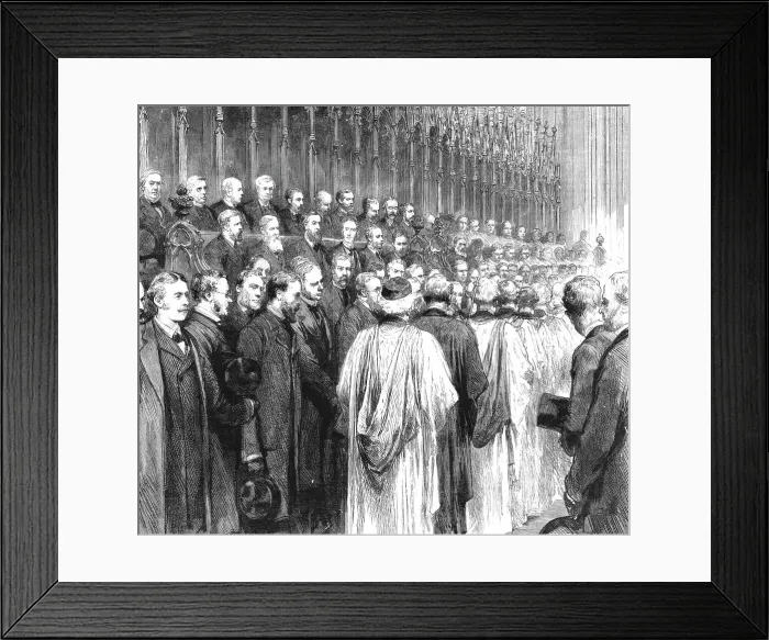 Framed Print : The Funeral of the Late Right Hon. W.H.Smith held at Westminster Abbey; The Procession... 1891. Creator: Unknown Framed Print : The Funeral of the Late Right Hon. W.H.Smith held at Westminster Abbey; The Procession... 1891. Creator: Unknown