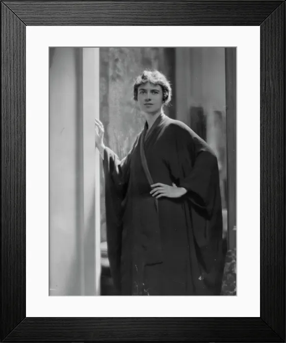 Framed Print : Hill, Douglas, Miss, portrait photograph, 1916. Creator: Arnold Genthe Framed Print : Hill, Douglas, Miss, portrait photograph, 1916. Creator: Arnold Genthe