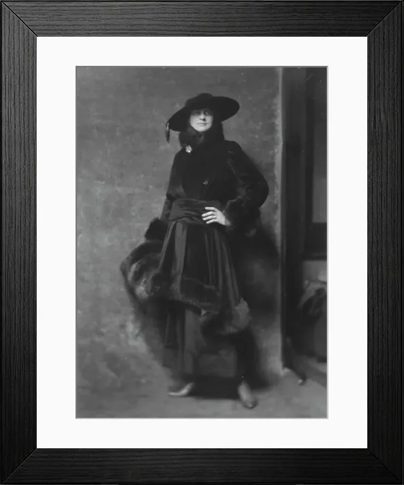 Framed Print : Hill, Ira, Mrs. portrait photograph, 1916 Mar. 13. Creator: Arnold Genthe Framed Print : Hill, Ira, Mrs. portrait photograph, 1916 Mar. 13. Creator: Arnold Genthe