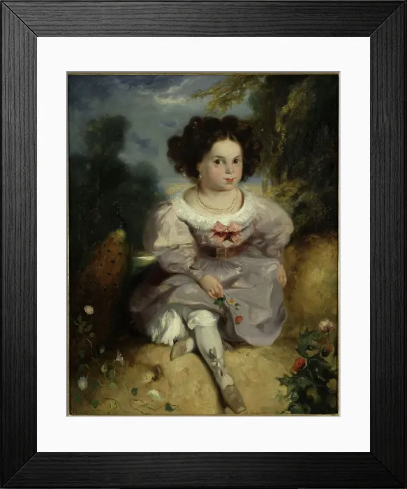 Framed Print : Léopoldine Hugo at the Age of 4, c. 1828. Creator: Boulanger, Louis Candide (1806-1867) Framed Print : Léopoldine Hugo at the Age of 4, c. 1828. Creator: Boulanger, Louis Candide (1806-1867)