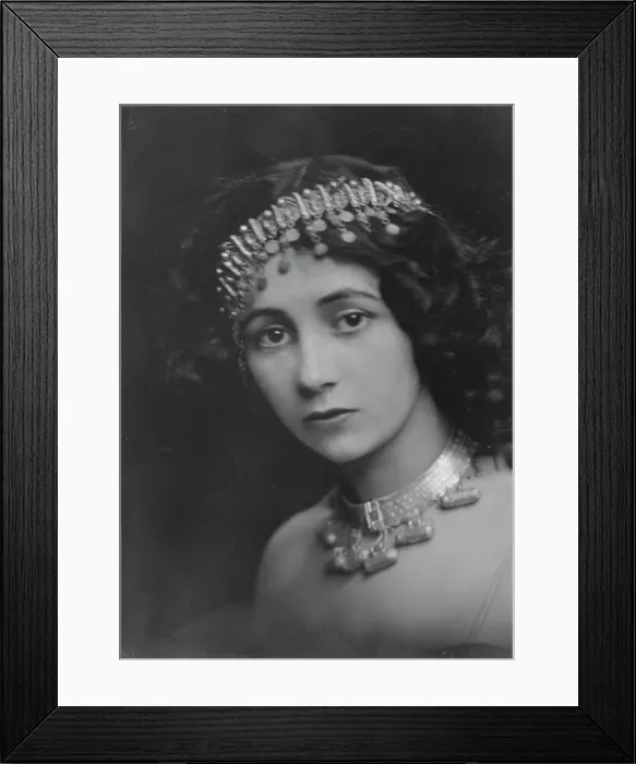 Framed Print : Hoff, Vanda, Miss, portrait photograph, 1916 May 21. Creator: Arnold Genthe Framed Print : Hoff, Vanda, Miss, portrait photograph, 1916 May 21. Creator: Arnold Genthe