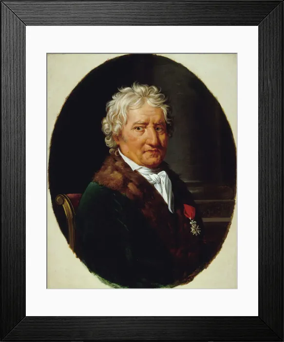 Framed Print : Portrait of the composer Pierre-Alexandre Monsigny (1729-1817), 1813. Creator: Lefévre, Robert (1756-1830) Framed Print : Portrait of the composer Pierre-Alexandre Monsigny (1729-1817), 1813. Creator: Lefévre, Robert (1756-1830)