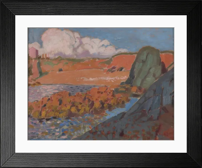Framed Print : La plage rouge, 1901. Creator: Denis, Maurice (1870-1943) Framed Print : La plage rouge, 1901. Creator: Denis, Maurice (1870-1943)