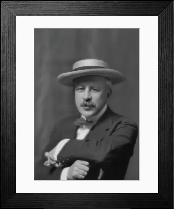 Framed Print : Hood, George, Mr. portrait photograph, 1912 May 28. Creator: Arnold Genthe Framed Print : Hood, George, Mr. portrait photograph, 1912 May 28. Creator: Arnold Genthe