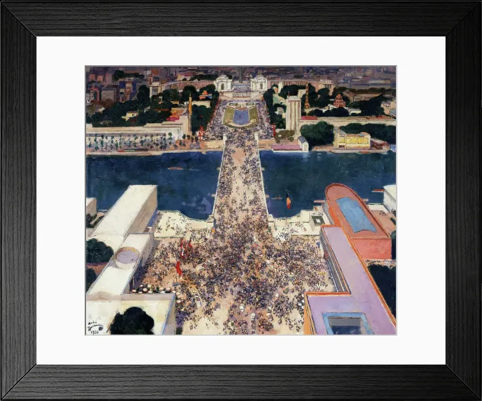 Framed Print : The 1937 International Exhibition in Paris, 1937. Creator: Devambez, André Victor Édouard (1867-1943) Framed Print : The 1937 International Exhibition in Paris, 1937. Creator: Devambez, André Victor Édouard (1867-1943)