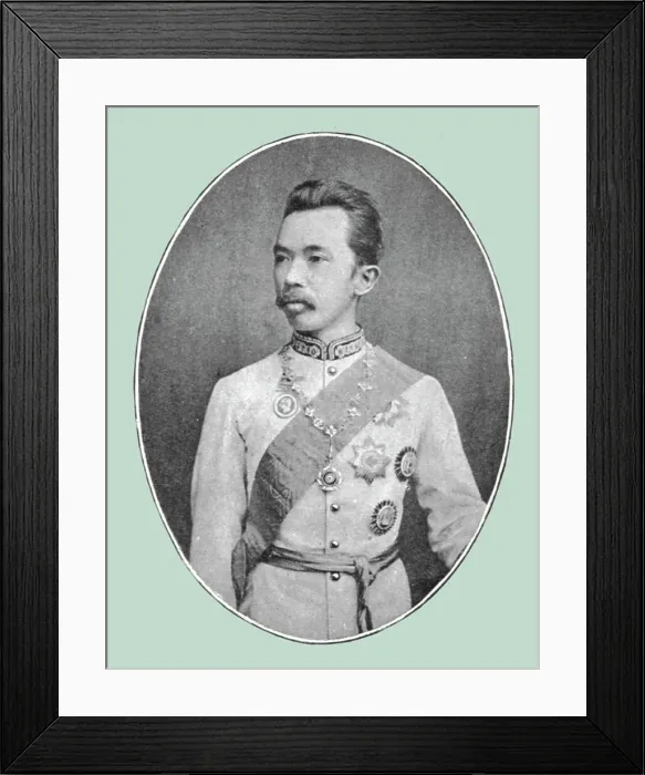 Framed Print : H.R.H. Prince Damrong, half brother to the King of Siam, 1891. Creator: Unknown Framed Print : H.R.H. Prince Damrong, half brother to the King of Siam, 1891. Creator: Unknown
