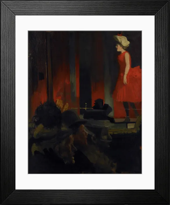 Framed Print : Music hall, 1888-1889. Creator: Sickert, Walter Richard (1860-1942) Framed Print : Music hall, 1888-1889. Creator: Sickert, Walter Richard (1860-1942)