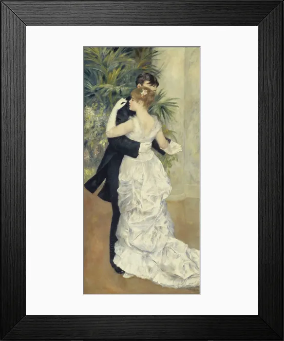 Framed Print : Dance in the city (Danse à la ville), 1883. Creator: Renoir, Pierre Auguste (1841-1919) Framed Print : Dance in the city (Danse à la ville), 1883. Creator: Renoir, Pierre Auguste (1841-1919)