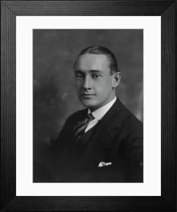 Framed Print : Houk, R.L. Jr. Mr. portrait photograph, 1916. Creator: Arnold Genthe Framed Print : Houk, R.L. Jr. Mr. portrait photograph, 1916. Creator: Arnold Genthe