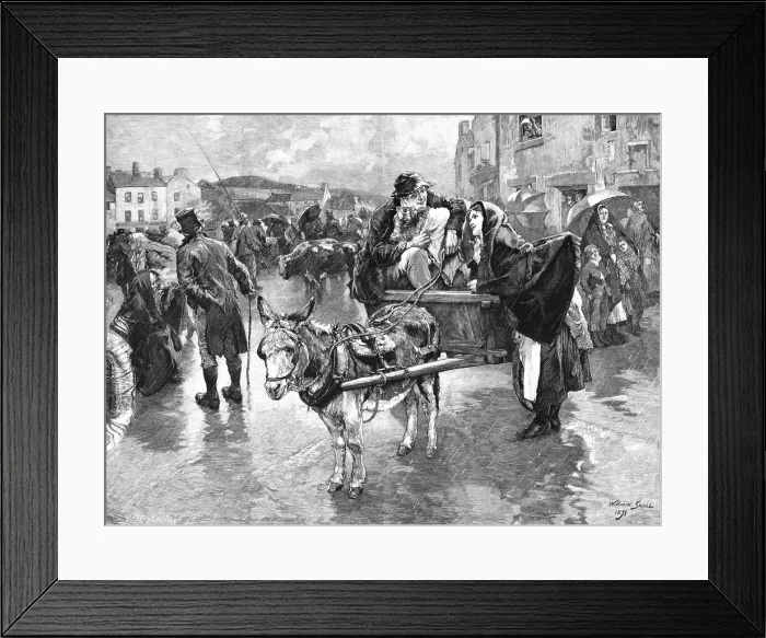 Framed Print : Love Laughs at Rain after William Small, 1891. Creator: William Small. Love Laughs at Rain after William Small, 1891. Creator: William Small Framed Print : Love Laughs at Rain after William Small, 1891. Creator: William Small. Love Laughs at Rain after William Small, 1891. Creator: William Small