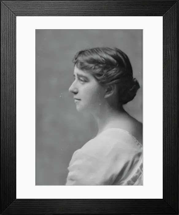 Framed Print : Hughes, B.E. Mrs. portrait photograph, 1916 Jan. 24. Creator: Arnold Genthe